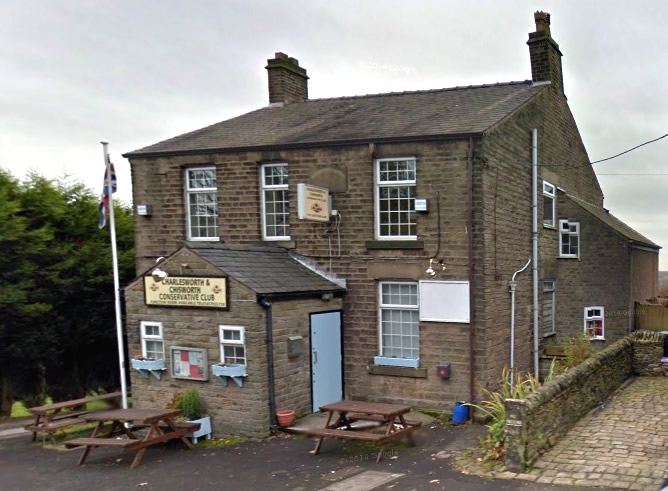 Charlesworth and Chisworth Conservative Club Exterior - view full size on new page Charlesworth and Chisworth Conservative Club