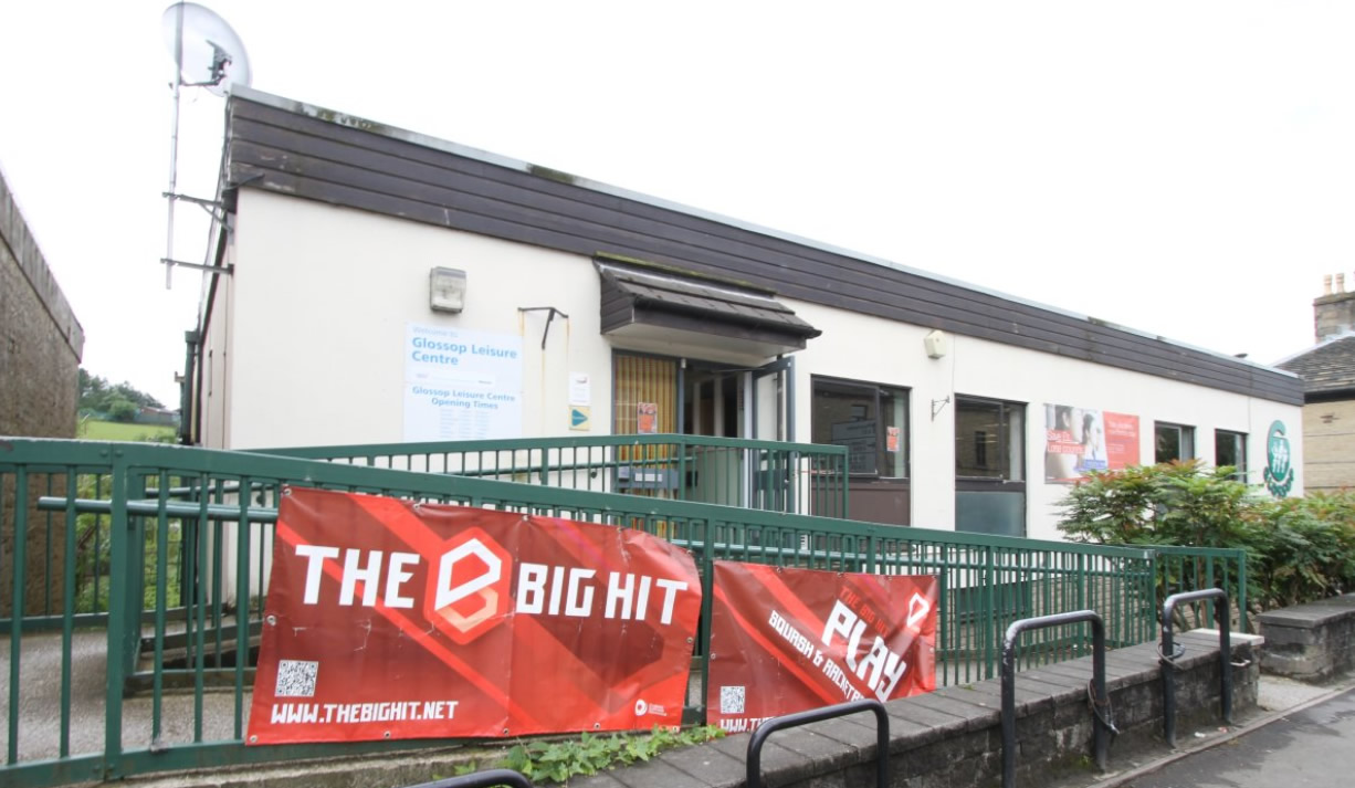Glossop Leisure Centre Exterior - view full size on new page Glossop Leisure Centre